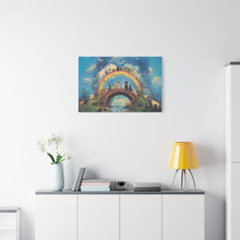 Load image into Gallery viewer, Rainbow Bridge Dog Canvas Artwork - Pet Lovers Home Decor