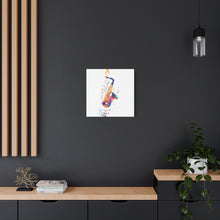 Load image into Gallery viewer, Vibrant Saxophone Canvas Wall Art - Perfect for Music Lovers