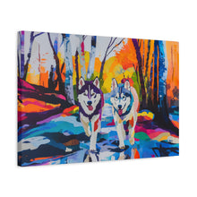 Load image into Gallery viewer, Husky Canvas Art