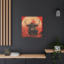 Load image into Gallery viewer, Lunar Year of the Ox - Stretched Matte Print for Home Decor