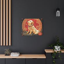 Load image into Gallery viewer, Lunar Year of the Dog Art Canvas - Stretched Wall Decor for Dog Lovers