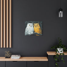 Load image into Gallery viewer, Owl Lovers Matte Canvas Print - Stretched Wall Art