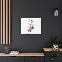 Load image into Gallery viewer, Vibrant Saxophone Canvas Wall Art - Perfect for Music Lovers