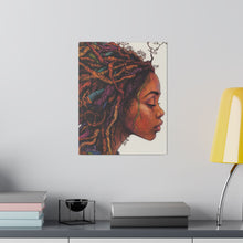 Load image into Gallery viewer, Grounded Woman of Color Matte Canvas, Stretched, 0.75"