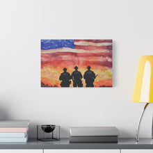 Load image into Gallery viewer, Inspirational Police Wall Art Canvas - Support Our Heroes