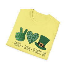 Load image into Gallery viewer, Peace, Love, St Patty’s Day