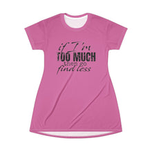 Load image into Gallery viewer, T-Shirt Dress (AOP) - Find Less