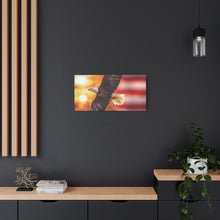 Load image into Gallery viewer, Eagle in Flight Canvas Art - 12x12 Stretched Wall Decor