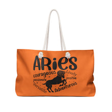 Load image into Gallery viewer, Weekender Bag - Aries
