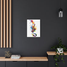 Load image into Gallery viewer, Vibrant Saxophone Art Canvas Print - Colorful Wall Decor