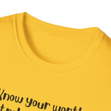 Load image into Gallery viewer, Unisex Softstyle T-Shirt - Know