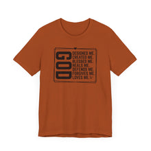 Load image into Gallery viewer, Inspirational God Quote Unisex Jersey Tee