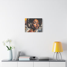 Load image into Gallery viewer, Artistic Matte Canvas Print - Stylish Woman with Headphones