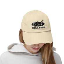 Load image into Gallery viewer, Unisex Distressed Cap - No Sugar No Cream