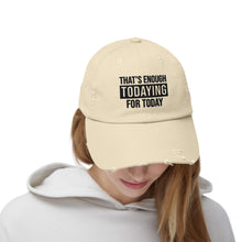Load image into Gallery viewer, Unisex Distressed Cap - Todaying