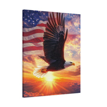 Load image into Gallery viewer, Patriotic Eagle Canvas Wall Art