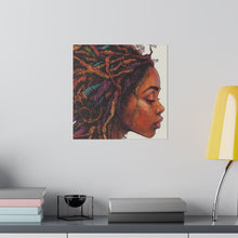 Load image into Gallery viewer, Grounded Woman of Color Matte Canvas, Stretched, 0.75"