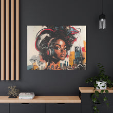 Load image into Gallery viewer, Urban Vibe Matte Canvas Print - Stylish Artwork for Music Lovers