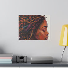 Load image into Gallery viewer, Grounded Woman of Color Matte Canvas, Stretched, 0.75"