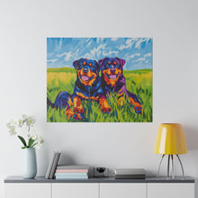 Load image into Gallery viewer, Rottweiler Canvas Art