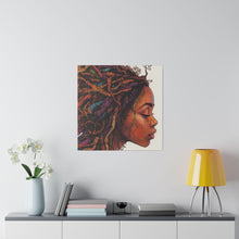 Load image into Gallery viewer, Grounded Woman of Color Matte Canvas, Stretched, 0.75"