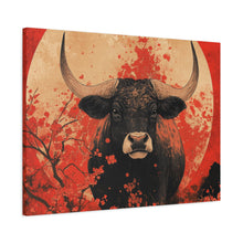 Load image into Gallery viewer, Lunar Year of the Ox - Stretched Matte Print for Home Decor