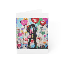 Load image into Gallery viewer, Romantic Greeting Cards Set - Colorful Love Balloons (1-50 pcs)
