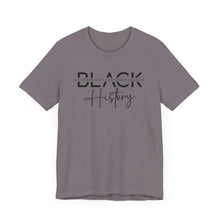 Load image into Gallery viewer, Empowering Black History Unisex Tee - Love, Pride, Joy, Excellence