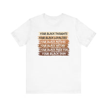 Load image into Gallery viewer, Empowerment Black Pride Tee - Unisex Jersey Short Sleeve