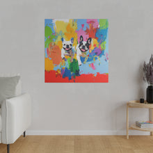 Load image into Gallery viewer, French Bulldog Canvas Art Print