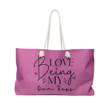 Load image into Gallery viewer, Weekender Bag - Boss