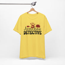 Load image into Gallery viewer, Armchair Detective Tee - Unisex Jersey Short Sleeve Shirt for Mystery Lovers