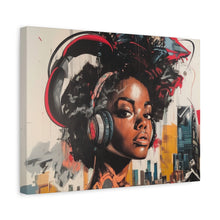 Load image into Gallery viewer, Urban Vibe Matte Canvas Print - Stylish Artwork for Music Lovers