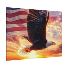 Load image into Gallery viewer, Patriotic Eagle Canvas Wall Art