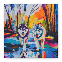 Load image into Gallery viewer, Husky Canvas Art