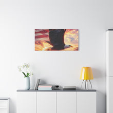Load image into Gallery viewer, Patriotic Eagle Canvas Wall Art