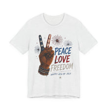 Load image into Gallery viewer, Peace Love Freedom Tee
