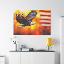 Load image into Gallery viewer, Patriotic Eagle Canvas Art - Inspirational Home Decor