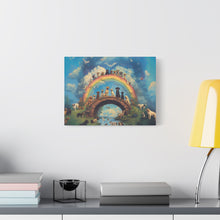 Load image into Gallery viewer, Rainbow Bridge Dog Canvas Artwork - Pet Lovers Home Decor