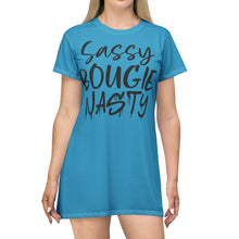 Load image into Gallery viewer, T-Shirt Dress (AOP) - Sassy
