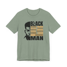 Load image into Gallery viewer, Empowering Black Man Tee - Unisex Jersey Short Sleeve