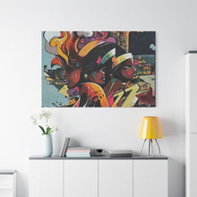 Load image into Gallery viewer, Vibrant Afrocentric Matte Canvas Art - Inspirational Wall Decor