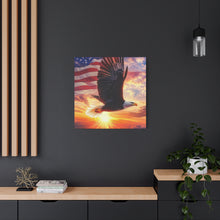 Load image into Gallery viewer, Patriotic Eagle Canvas Wall Art
