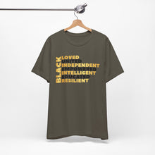 Load image into Gallery viewer, Empowered Black Pride Tee - Unisex Jersey Short Sleeve Shirt