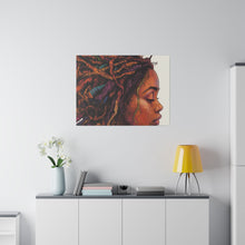 Load image into Gallery viewer, Grounded Woman of Color Matte Canvas, Stretched, 0.75"