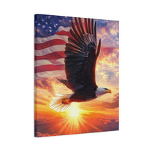 Load image into Gallery viewer, Patriotic Eagle Canvas Wall Art