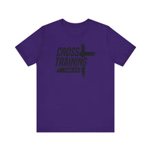Load image into Gallery viewer, Faith Inspired Unisex Jersey Tee - 'Cross Training' with John 3:16