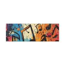 Load image into Gallery viewer, Vibrant Music Note Canvas Art - Colorful Stretched Wall Decor