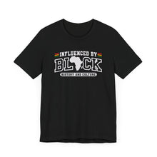 Load image into Gallery viewer, Influenced by Block Unisex Jersey Tee - Celebrate History and Culture