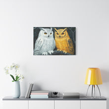 Load image into Gallery viewer, Owl Lovers Matte Canvas Print - Stretched Wall Art